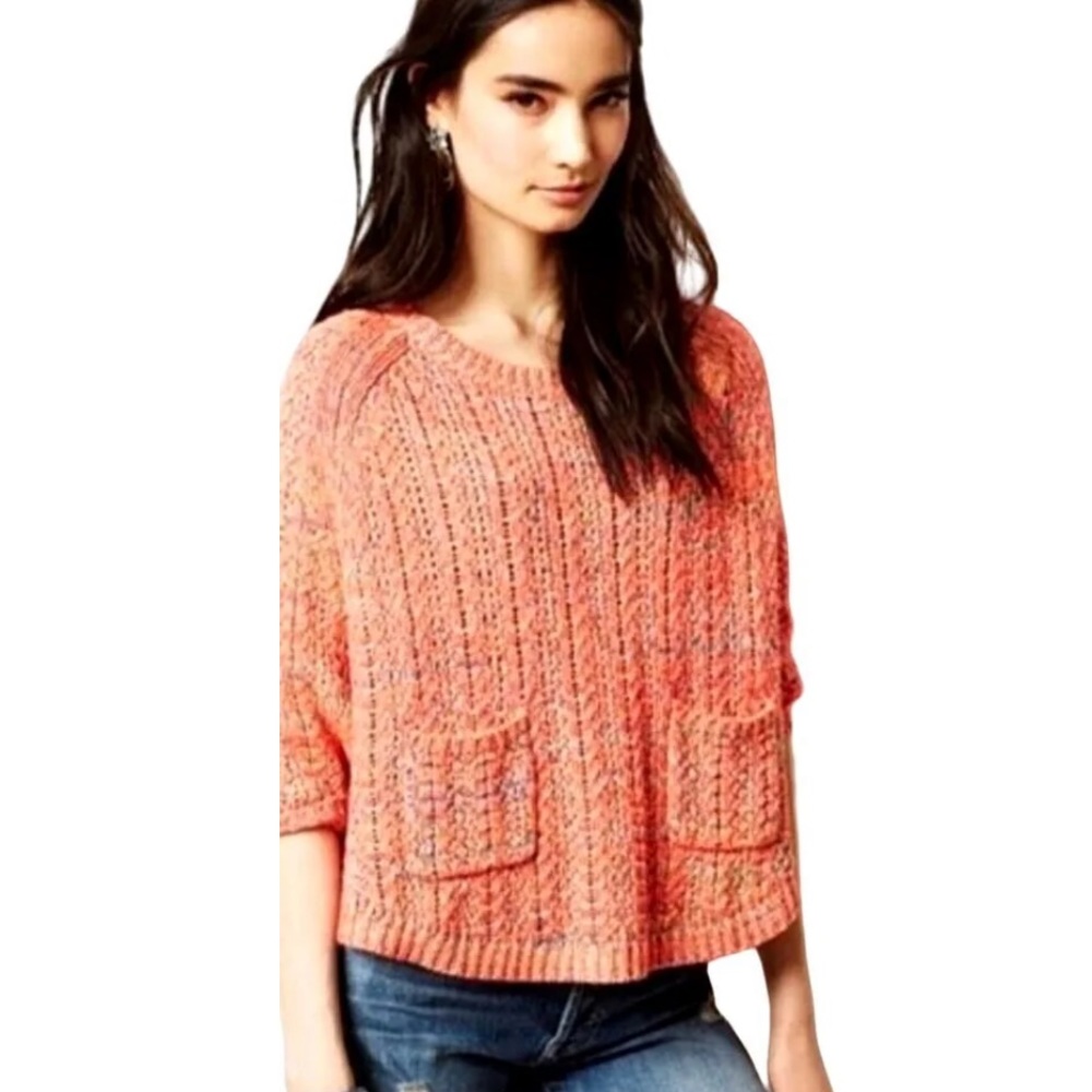 Anthropologie Moth Chunky Knit Sweater Size XS - Picture 10 of 15